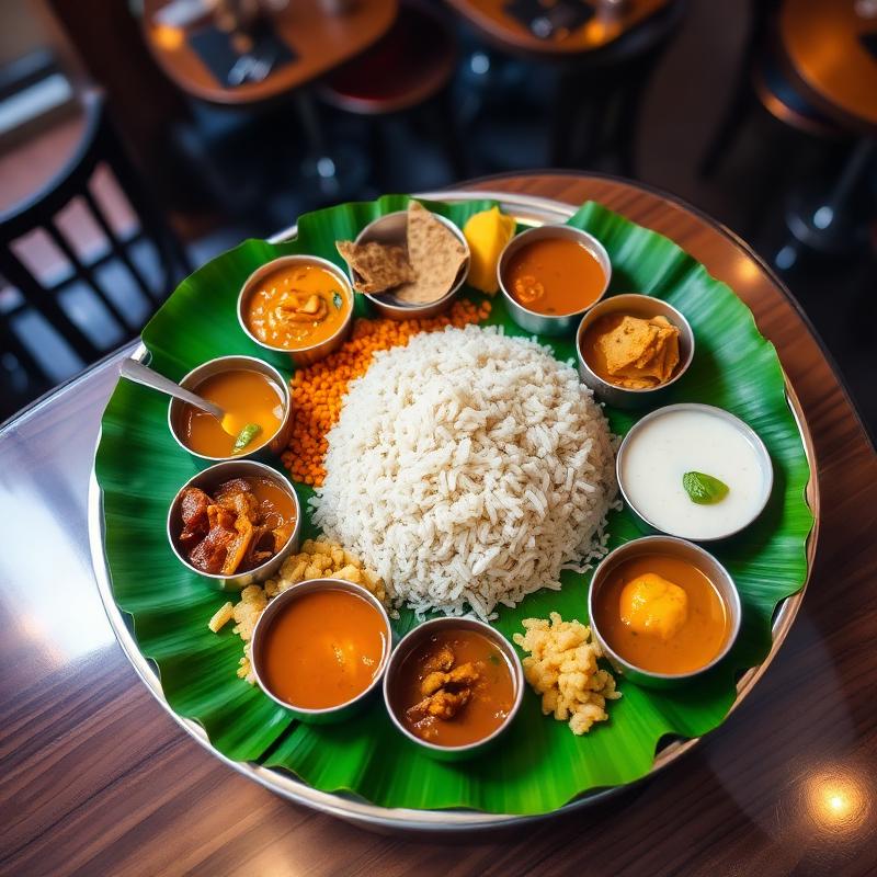 Banana-leaf meals